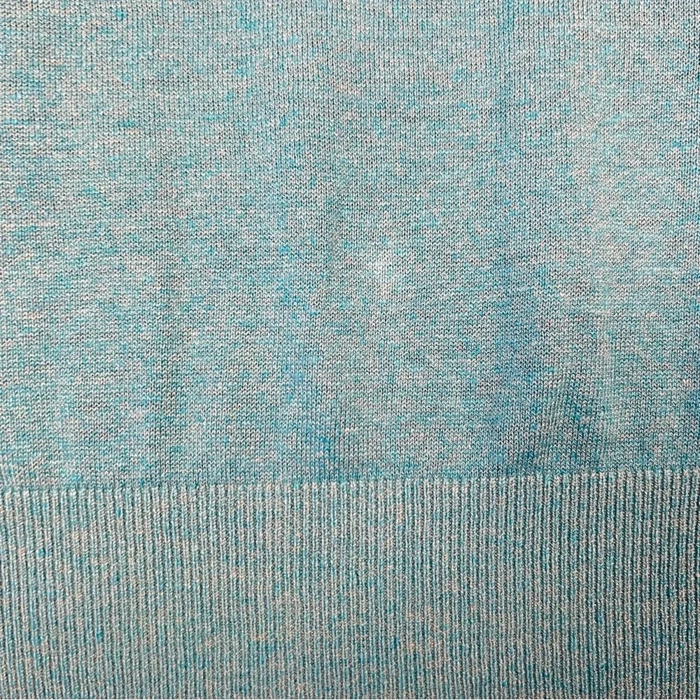 Banana Republic Silk Linen V Neck Lightweight Sweater Turquoise‎ Men's X Large